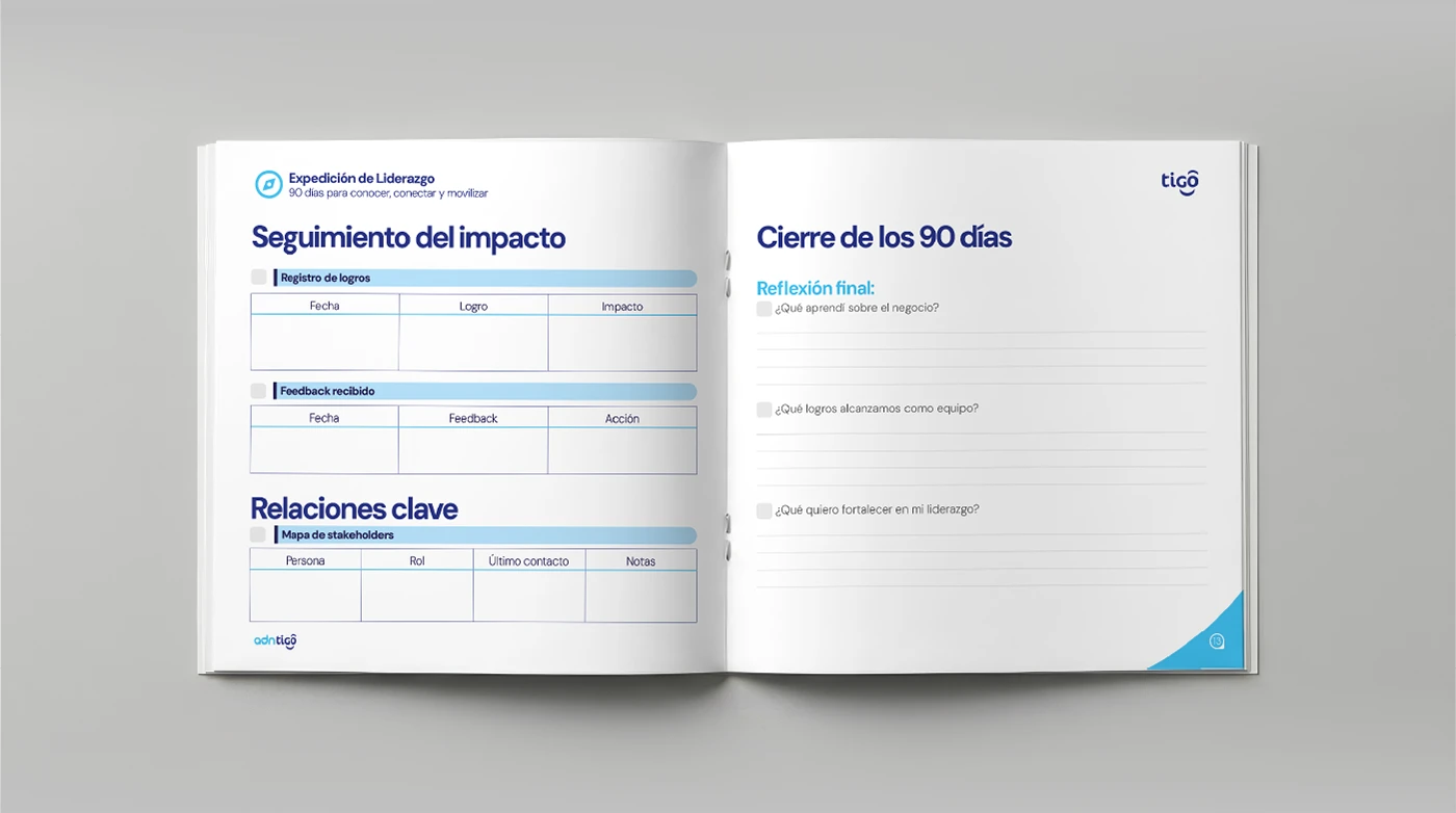 Pliego de seguimiento del impacto, relaciones clave y reflexión de cierre de los 90 días