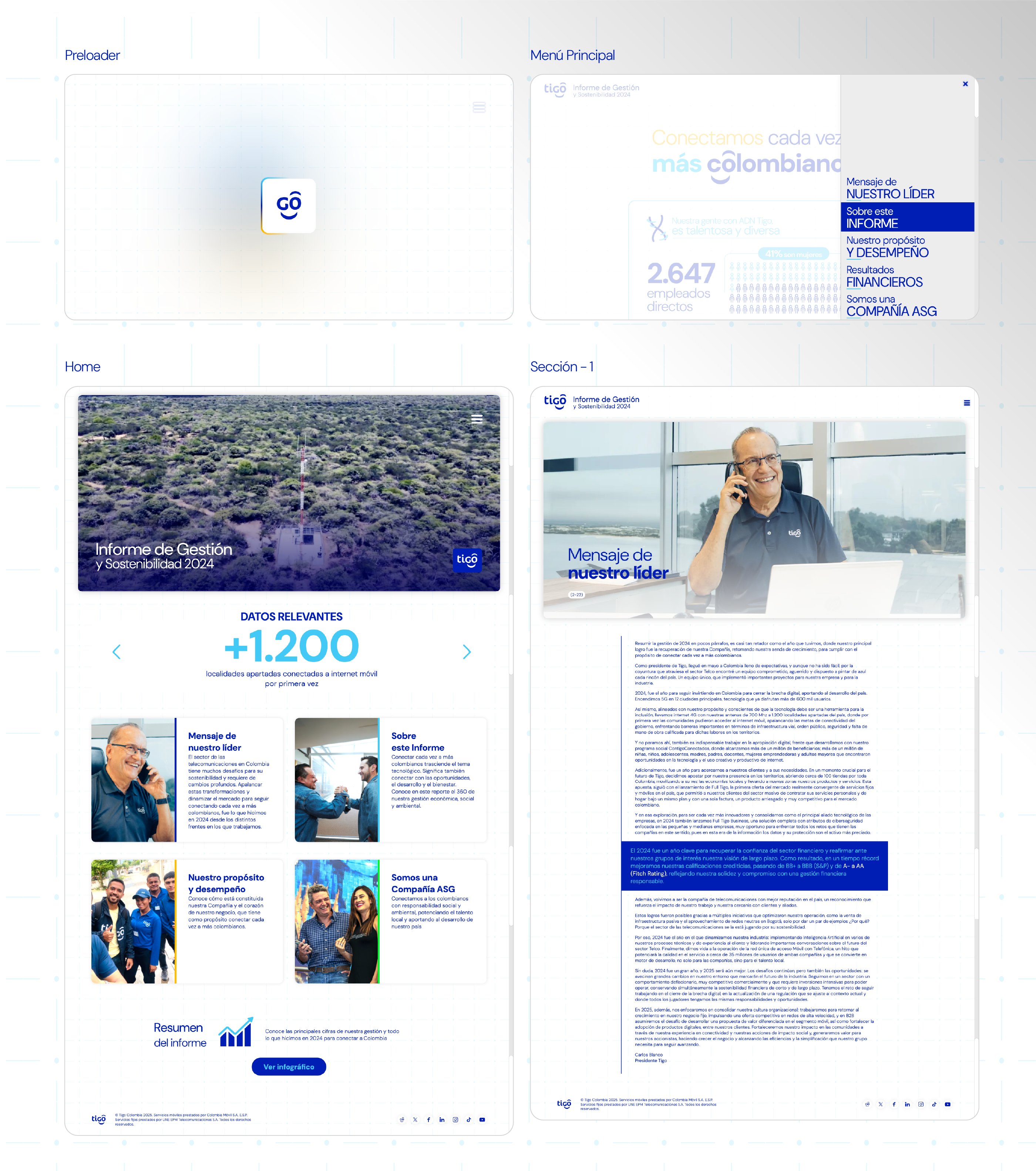 Pieza 13 del Informe de Gestión 2024 · Web para Tigo