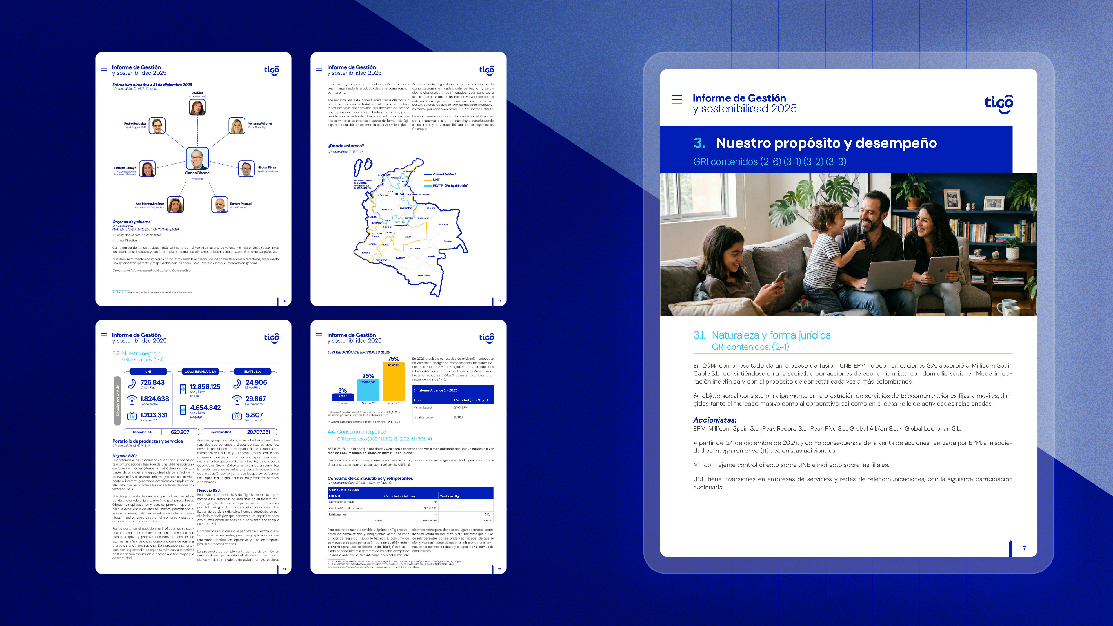Pieza 04 del Informe de Gestión y Sostenibilidad 2025 para Tigo